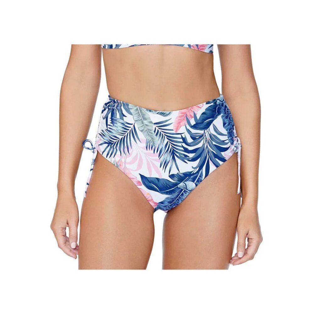 Raisins Juniors Size Large Not So Bora Bora Floral Printed Bikini Bottoms 1484